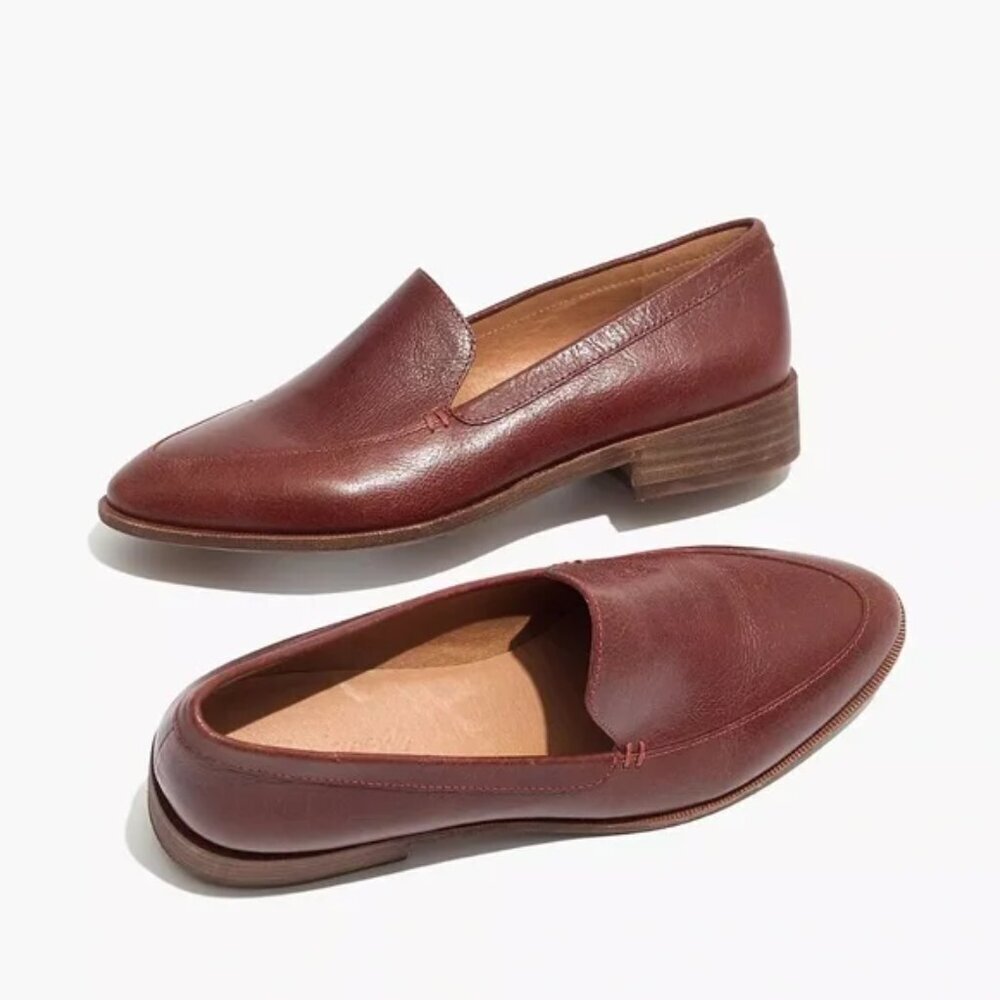 Madewell The Frances Loafer‎ Brown Slip On Boat Shoe Preppy Academia Normcore